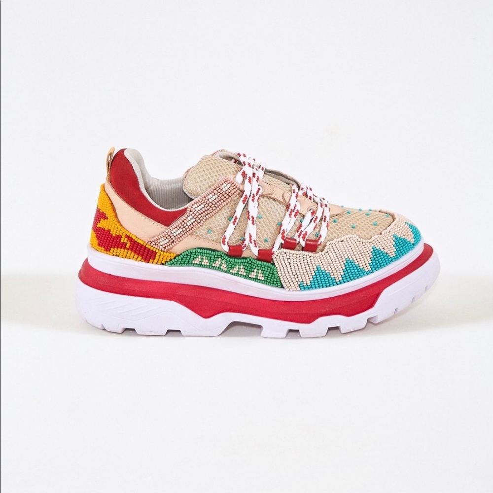 New! FARM Rio Summer Caramel Sneakers